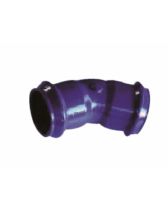 CODO ENCHUFE PVC DE 45º