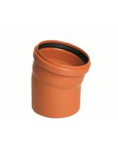 CODO PVC 15º M/H COLOR TEJA
